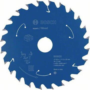 Bosch Lamă circulară pentru fierăstraie fără fir, 160 x 20 x 1,5/1 mm, 48 dinți