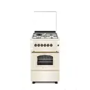 Aragaz rustic 3 arzatoare gaz, 1 arzator electric, Cuptor electric, 50x55cm, Studio Casa Firenze, FE50 553G, Aprindere electrica