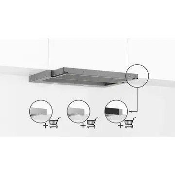 Hota incorporabila Bosch DFR067A52 seria 4 60 cm Silver metallic