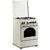 Samus Aragaz Rustic 4 arzatoare gaz ( 1 wok), cuptor electric, 6 functii, 56 l, aprindere electrica, grill, ventilator, timer, Crem