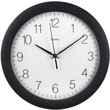 Hama 00186336 PG-300 Wall Clock Black