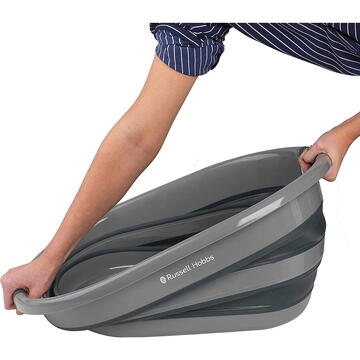 Russell Hobbs LA053879GRYFEU7 Collapsible laundry basket 27L