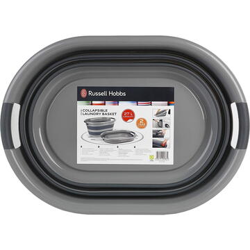 Russell Hobbs LA053879GRYFEU7 Collapsible laundry basket 27L