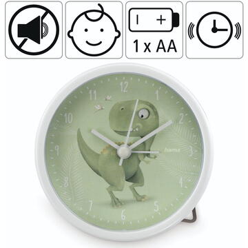 Hama 00186431 Happy Dino Alarm Clock
