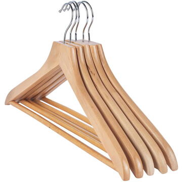 Beldray LA034276FEU7 Wooden Clothes Hangers 5pack