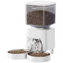 Rojeco Dozator de hrana dublu 4.5L Alb