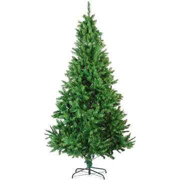 GLOBIZ Brad artificial – 210 cm – Nordmann – PVC – verde închis