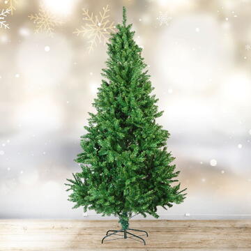 GLOBIZ Brad artificial – 210 cm – Nordmann – PVC – verde închis