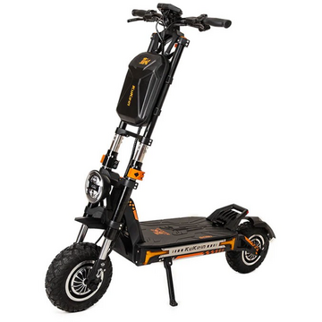 KUGOO Kirin G4 MAX, Autonomie 95 km, Viteza max. 25 km/h, Greutate max. 150 kg, Negru