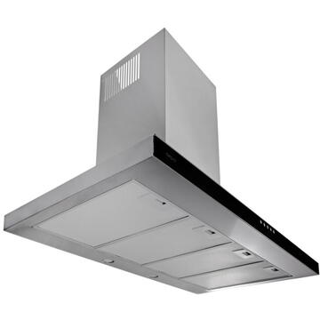 Hota Akpo WK-4 FENIKS SLIM GLASS 90, L 90 cm, 449 m³/h, Inox