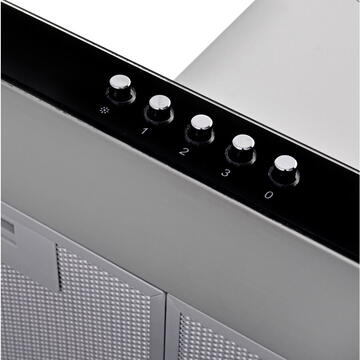 Hota Akpo WK-4 FENIKS SLIM GLASS 90, L 90 cm, 449 m³/h, Inox