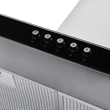 Hota Akpo WK-4 FENIKS SLIM GLASS 60, L 60 cm, 97 m3/h, Inox