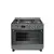 Studio Casa Aragaz gaz  90 cm Nando Graphite Grey, 5 zone de gatit, Gaz, Wok, Cuptor gaz,  Rotisor, Timer digital, Grill electric, Plita fonta,  Aprindere electrica, Clasa energetica A, Gri
