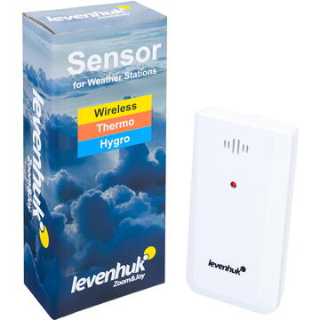 Levenhuk Senzor de la distanță wireless pentru stații meteo, Alb
