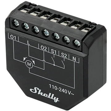 Releu inteligent Blind/curtain WiFi controller Shelly Shutter