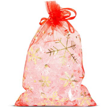 GLOBIZ Săculeți organza pentru cadouri – set 12 bucăți – 10 x 15 cm – 3 culori