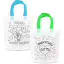 North Pole Geantă Cadou Colorabilă - Cu 4 Markere, 24 x 22 cm - 2 Modele