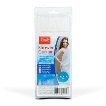Family Perdea de duș – 3 modele – 180 x 180 cm