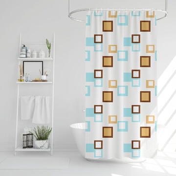 Family Set perdea de duș cu burete de baie – 180 x 180 cm