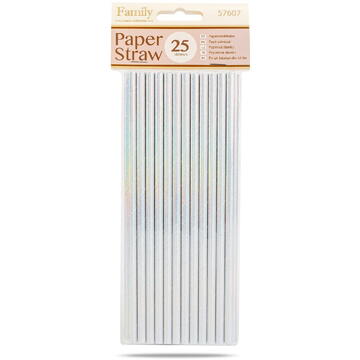 Family Paie de hartie - irizate - 197 x 6 mm - 25 buc/pachet