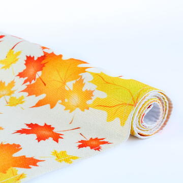 GLOBIZ Runner de masă cu model de toamnă, poliester – 120 x 33 cm