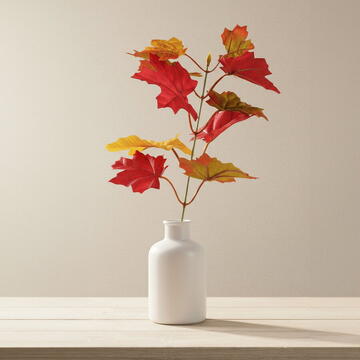 GLOBIZ Decorațiune de toamnă – frunză – 30 cm – cu țepușă pentru fixare