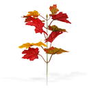 GLOBIZ Decorațiune de toamnă – frunză – 30 cm – cu țepușă pentru fixare