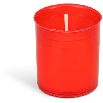 GLOBIZ Rezervă lumânare – Ø4,3 cm – roșu