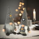 GLOBIZ Decor de Crăciun – Moș scandinav / spiriduș textil – 25 cm – 2 modele