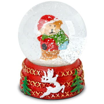North Pole Glob de Crăciun cu zăpadă – 4 modele – Ø45 x 62 mm