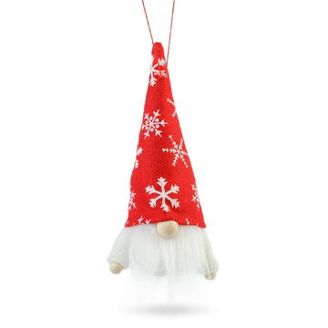 GLOBIZ Decor de Crăciun – spiriduș scandinav textil – 15 cm – 2 modele