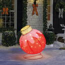 North Pole Decor Luminos Crăciun - Ornament Sferic - 60 LED - 60 x 83 cm - Roșu - 100-240 V AC