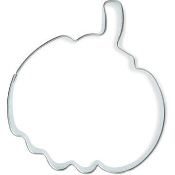 GLOBIZ Set 2 forme metalice pentru prăjituri – frunză și dovleac – 8 cm