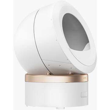 Litiera pentru pisici Mova LR10 Prime, 6L, Auto-curatare, Alb