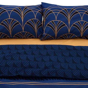 Heinner Lenjerie kingsize, bumbac,132 TC, Wave