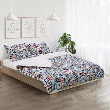 Heinner Lenjerie dubla,100% bumbac,4 piese, Luis