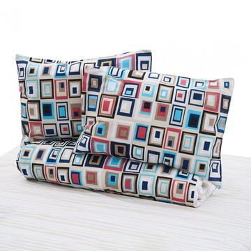 Heinner Lenjerie dubla,100% bumbac,4 piese, Luis