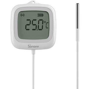 Smart Temperature Sensor ZigBee LCD Sonoff SNZB-02LD (with probe)