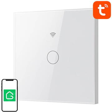 Intrerupator inteligent Dotykowy włącznik światła WiFi Gosund SLS1 (opcjonalny N, pojedynczy) Tuya