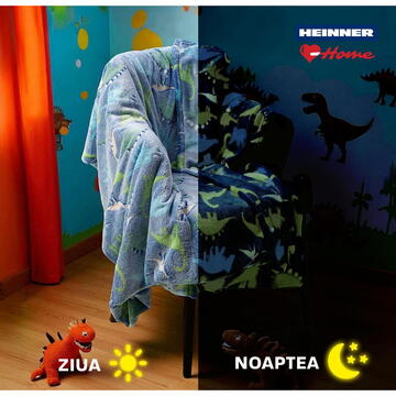 Heinner "Patura model fosforescent,Dino,160x200