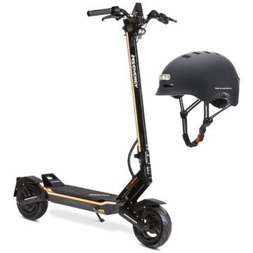 Pachet cadou - Trotinetă electrică MS Energy Flare + Cască MS ENERGY MSH-10 Negru L