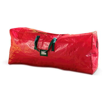 GLOBIZ Geantă de depozitare pentru brad artificial – PVC țesut – roșie – 165 x 38 x 76 cm