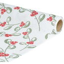 At home Traversă de masă decorativă – 180 x 28 cm – 70% poliester, 30% bumbac – model vâsc