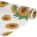 At home Traversă de masă decorativă – 180 x 28 cm – 70% poliester, 30% bumbac – model floarea-soarelui