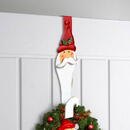 At home Suport metalic pentru coroniță sau decorațiune de ușă – model Moș – 38 cm