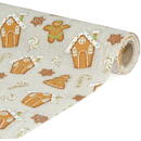 GLOBIZ Frunner decorativ de masă – 180 x 28 cm – 70% poliester, 30% bumbac – model turtă dulce, crem