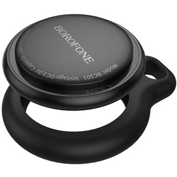 Tracker, Bluetooth, Find My Compatibil, 230mAh - Borofone Exquisite (BC101) - Midnight Black