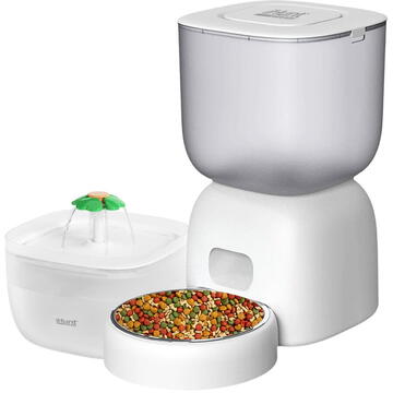 iHunt Smart Pet Care Pack, Hranitor automat 3L si fantana apa 2L pentru animale  de  companie