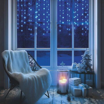 Somogyi Perdea luminoasă LED DOT tip țurțur, alb rece