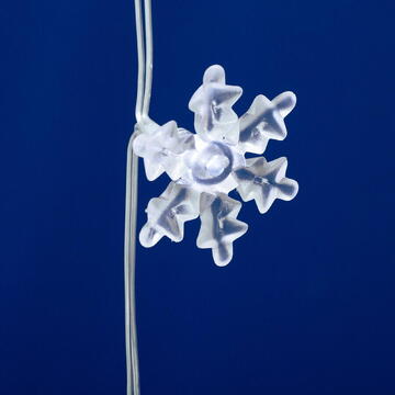 Somogyi Perdea luminoasă LED cu fulgi de zăpadă, alb rece